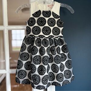 Girl’s Embroidered Floral Organza Special Occasion Dress, Size 5